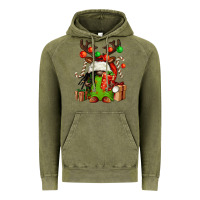 Vintage Olive christmas afro gnomes Vintage Hoodie - FaDigitalArtStudio