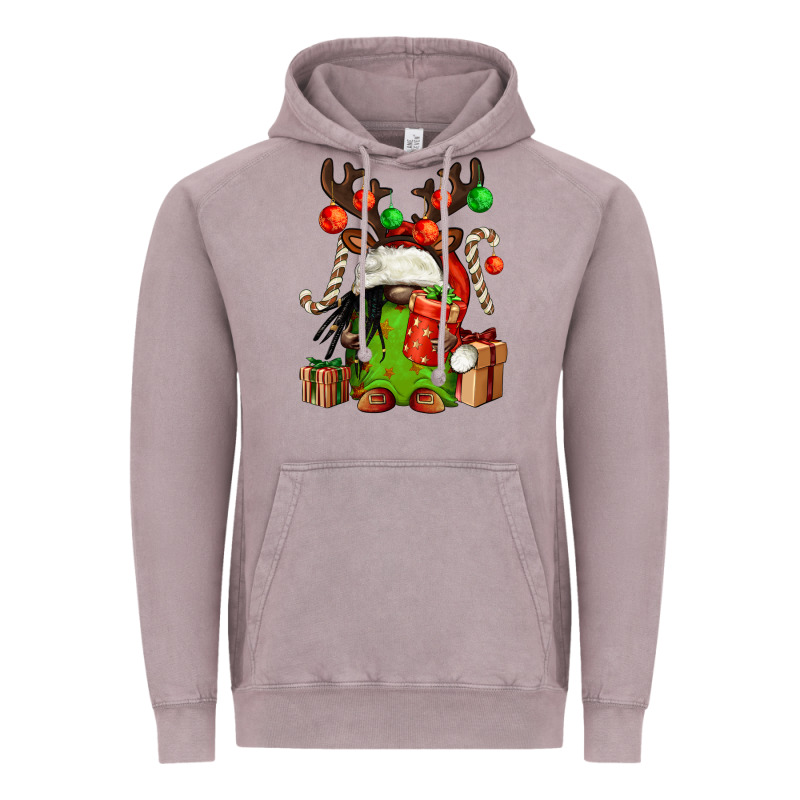 Christmas Afro Gnomes Vintage Hoodie by FaDigitalArtStudio | Teevron
