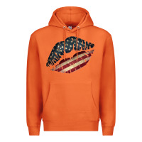 Carrot Vintage American Flag Lips Premium Hoodie - Bettercallsaul