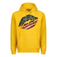 Lemon Vintage American Flag Lips Premium Hoodie - Bettercallsaul