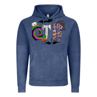 Vintage Denim otr Vintage Hoodie - CowhideDigitalArt