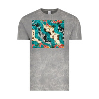 Cloud Rock turquoise glitter cowhide Vintage Tee - JahusDesignShop
