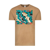 Vintage Camel turquoise glitter cowhide Vintage Tee - JahusDesignShop
