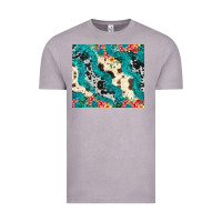 Turquoise Glitter Cowhide Vintage Tee | Teevron