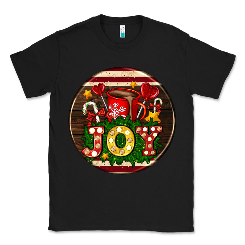 Christmas Joy And Hot Chocolate Classic Tee by AdoDesignShop | Teevron