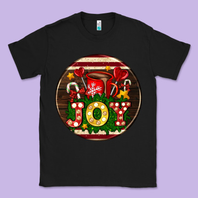Christmas Joy And Hot Chocolate Classic Tee Designed By Adodesignshop
