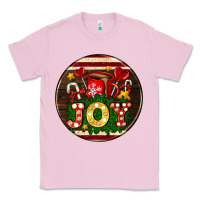 Bubblegum Pink Christmas joy and hot chocolate Classic Tee - AdoDesignShop