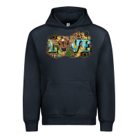 Navy Love baby Cow Urban Hoodie - HowdyJamesFarm