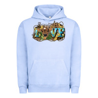 Pigment Grape Ice Love baby Cow Urban Hoodie - HowdyJamesFarm