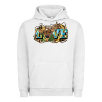 Pigment Lunar Rock Love baby Cow Urban Hoodie - HowdyJamesFarm