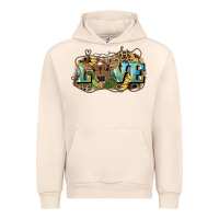 Sandshell Love baby Cow Urban Hoodie - HowdyJamesFarm