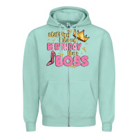 Seafoam birthday boss Zipper Hoodie - MaliasSmallBusiness