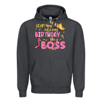 Smoke birthday boss Zipper Hoodie - MaliasSmallBusiness
