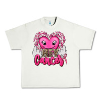 Pistachio hey cancer with middle fingers Urban Heavy Tee - AdoDesignShop