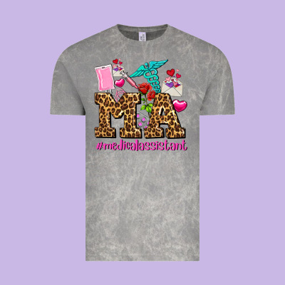Valentines Day M A Medical Assistant Vintage Tee Designed By Adodesignshop