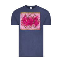Vintage Denim pink glitter Vintage Tee - JahusDesignShop