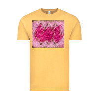 Vintage Mustard pink glitter Vintage Tee - JahusDesignShop