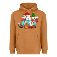 Meerkat joy christmas with snowman bbs Heavyweight Hoodie - BundleAndBundleShop