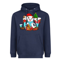 Navy joy christmas with snowman bbs Heavyweight Hoodie - BundleAndBundleShop