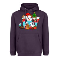 Plum joy christmas with snowman bbs Heavyweight Hoodie - BundleAndBundleShop