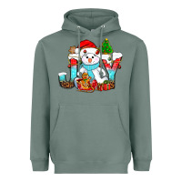 Sage joy christmas with snowman bbs Heavyweight Hoodie - BundleAndBundleShop