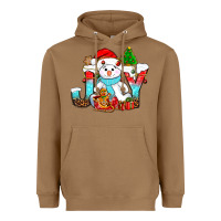 Toasted Coconut joy christmas with snowman bbs Heavyweight Hoodie - BundleAndBundleShop