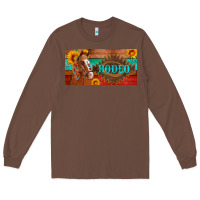 Chestnut aztec horse cactus and sunflowers license plate template Long Sleeve Tee - Artiststas