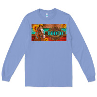 Colony Blue aztec horse cactus and sunflowers license plate template Long Sleeve Tee - Artiststas