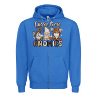 True Royal coffee time gnomies Zipper Hoodie - MaliasSmallBusiness