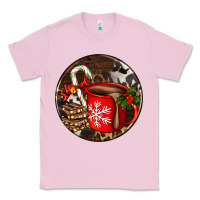 Bubblegum Pink Christmas hot chocolate and chocolate Classic Tee - AdoDesignShop
