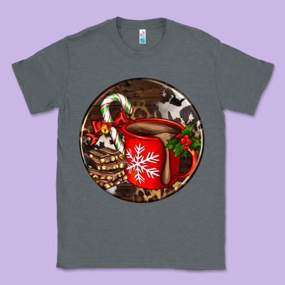 Christmas Hot Chocolate And Chocolate Classic Tee Designed By Adodesignshop