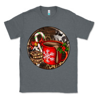 Charcoal Heather Christmas hot chocolate and chocolate Classic Tee - AdoDesignShop
