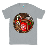 Heather Grey Christmas hot chocolate and chocolate Classic Tee - AdoDesignShop