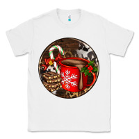 White Christmas hot chocolate and chocolate Classic Tee - AdoDesignShop