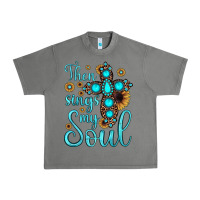 Tornado then sings my soul cross Urban Heavy Tee - JahusDesignShop