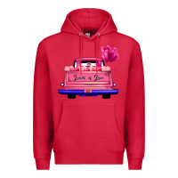 Cardinal Loads Of Love Valentine's Day Truck Premium Hoodie - Bettercallsaul