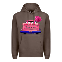 Coffee Loads Of Love Valentine's Day Truck Premium Hoodie - Bettercallsaul