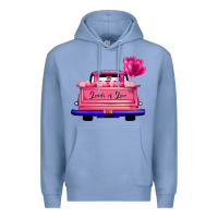 Colony Blue Loads Of Love Valentine's Day Truck Premium Hoodie - Bettercallsaul