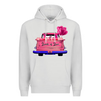 Dove Grey Loads Of Love Valentine's Day Truck Premium Hoodie - Bettercallsaul