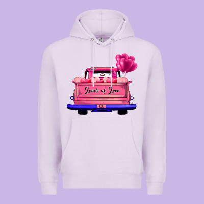 Loads Of Love Valentine's Day Truck Premium Hoodie Designed By Bettercallsaul