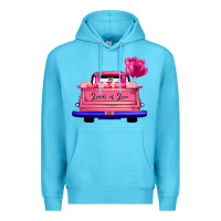 Ocean Blue Loads Of Love Valentine's Day Truck Premium Hoodie - Bettercallsaul