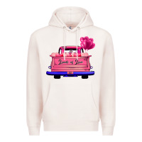Pale Pink Loads Of Love Valentine's Day Truck Premium Hoodie - Bettercallsaul