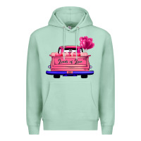 Seafoam Loads Of Love Valentine's Day Truck Premium Hoodie - Bettercallsaul