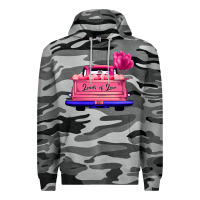 Slate Camo Loads Of Love Valentine's Day Truck Premium Hoodie - Bettercallsaul