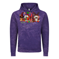 Cloud Purple christmas afro gnomies Vintage Hoodie - FaDigitalArtStudio