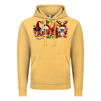 Vintage Mustard christmas afro gnomies Vintage Hoodie - FaDigitalArtStudio