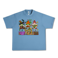 Pebble Blue happy hallothanksmas gnomes Urban Heavy Tee - AdoDesignShop