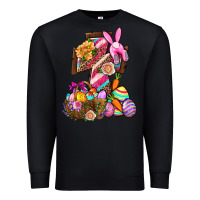 Black He Is Risen Premium Sweatshirt - BundleAndBundleShop