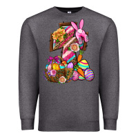 Charcoal Heather He Is Risen Premium Sweatshirt - BundleAndBundleShop