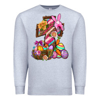 Heather Grey He Is Risen Premium Sweatshirt - BundleAndBundleShop